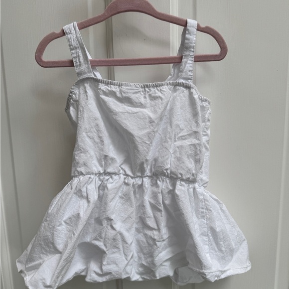 PatPat White Girls 4-5Y 4 5 Ruffle Sleeveless Top Blouse - Picture 6 of 6